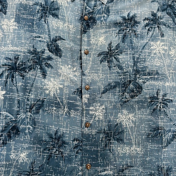 Island Shores Button Up Short Sleeve Shirt Size XL - Picture 3 of 6